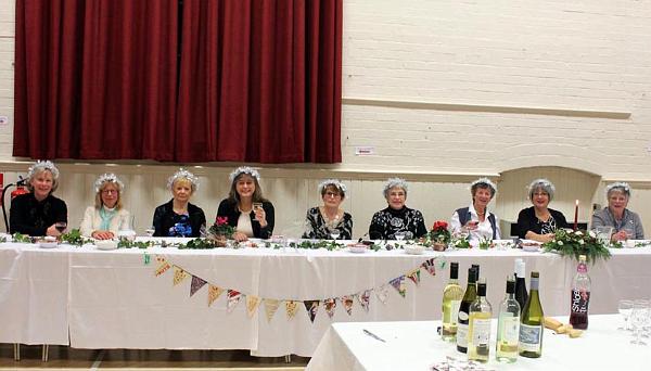 Committe table at WI Xmas dinner.jpg